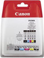 Canon originln ink PGI-570/CLI-571 GBK/BK/C/M/Y Multi Pack, black/color, 0372C004, Canon