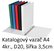 Katalogov vaza PERSONAL A4 s pebalem, 4 krouky, 3.5cm, bl, 1ks, D20 5-121