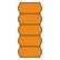 Etikety cenov 26x12mm/36kot (1500et) Contact oranov signln zaoblen (1)